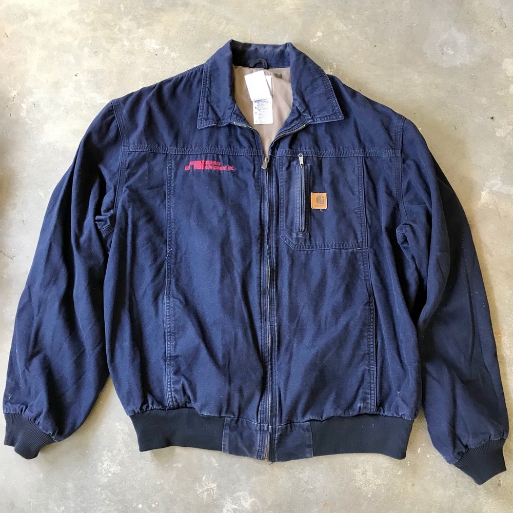 Carhartt Vintage Blue Heavy Work Jacket